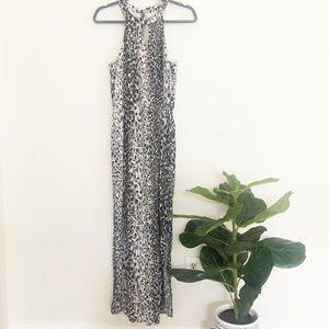 BANANA REPUBLIC Gray Speckled Maxi Dress 6